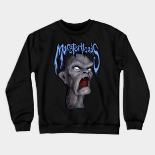 MonsterHeads ~ Screaming Zombie Crewneck Sweatshirt